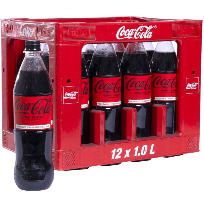 Coca Cola Zero 1ltr Fles