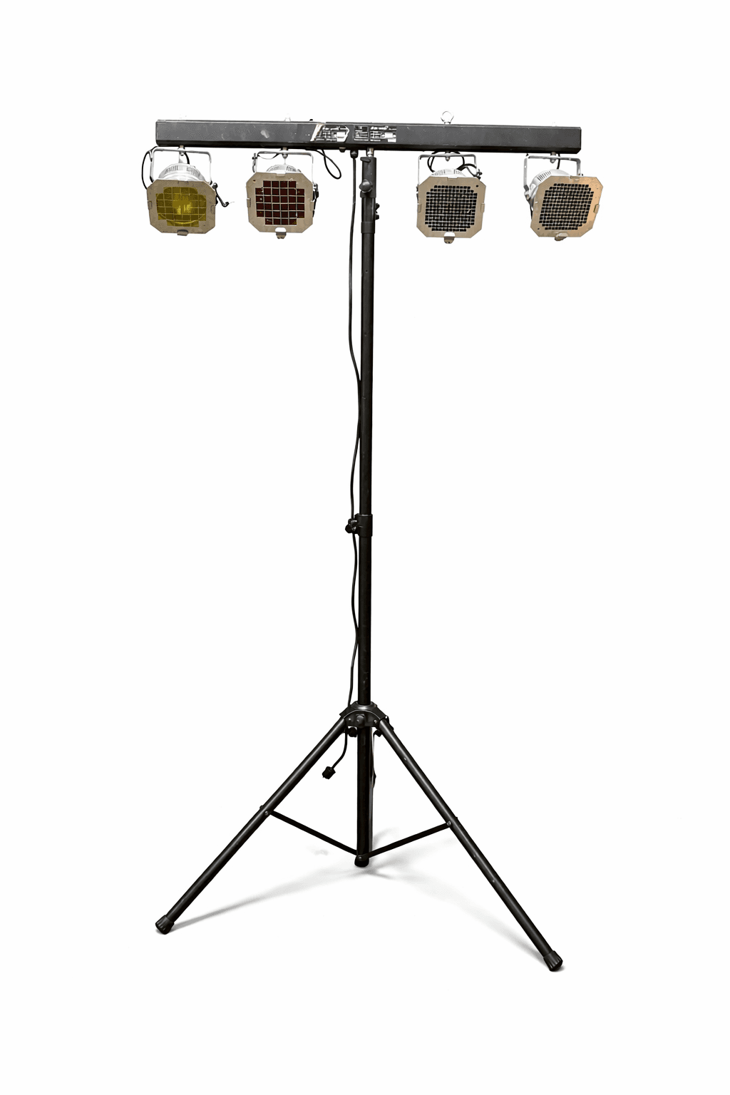 Lichtset 4x Par 64 LED op statief