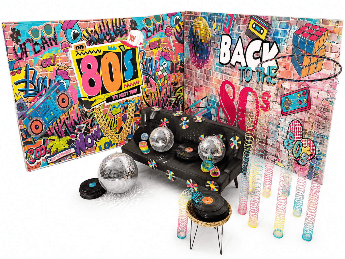 80's thema versiering