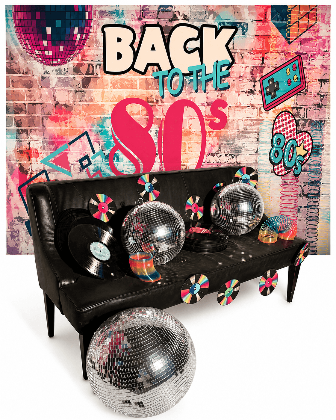 80's thema versiering